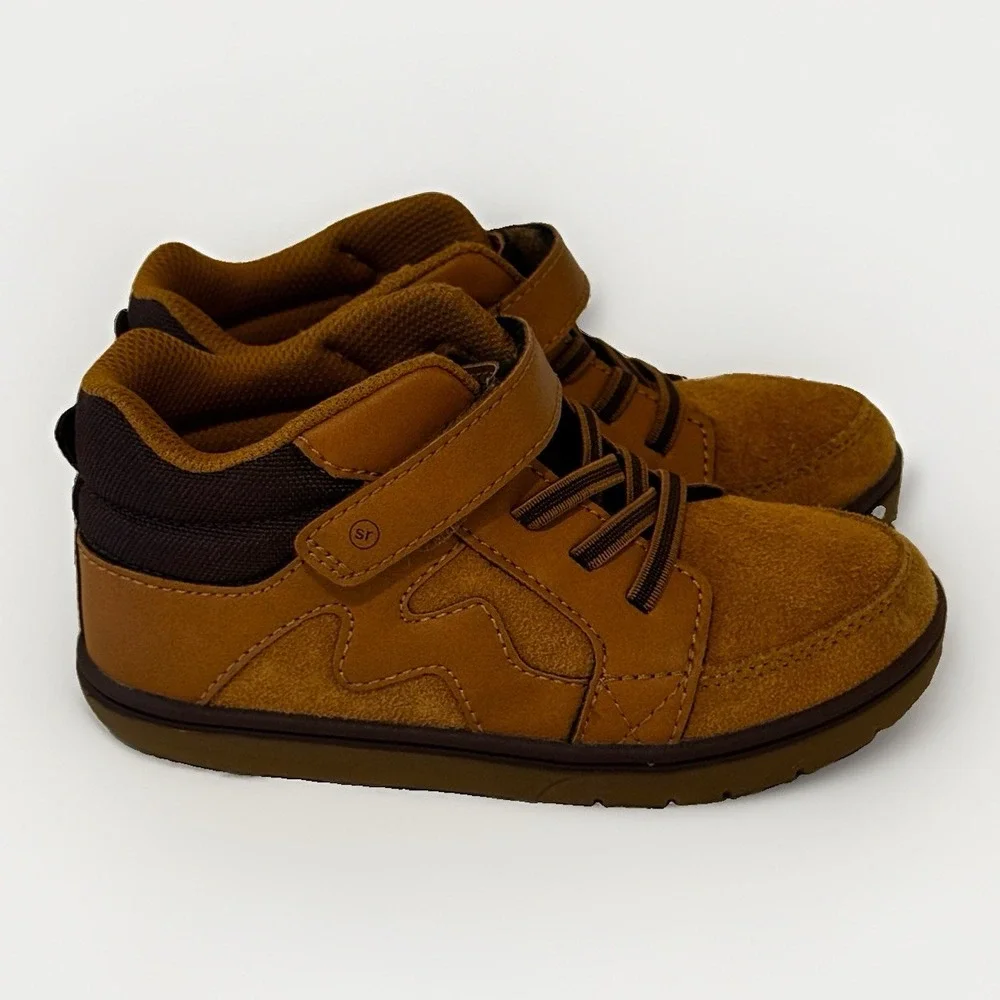 STRIDE RITE Ames Sneakers Shoes Toddler SZ 10 Worn Once Leather SR